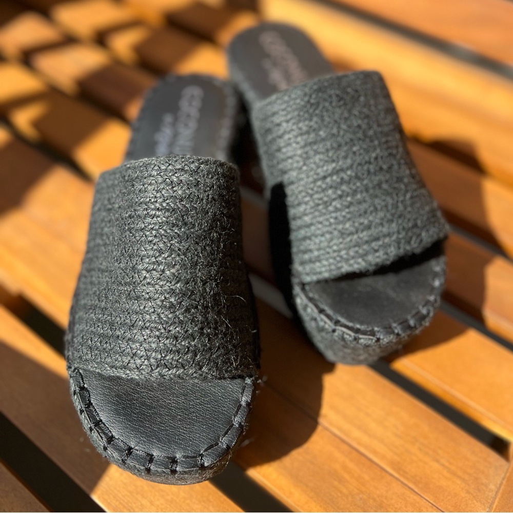 Coconuts by Matisse Black Del Mar Espadrille Platform Sandal